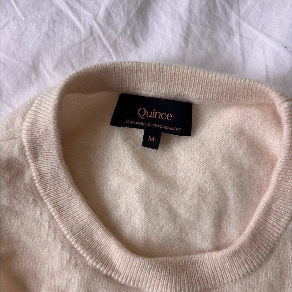 Quince Cream Cashmere Sweater - Picture 4 of 4